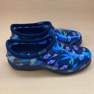 Sloggers Waterproof Garden /Rain Comfort Shoes Fresh Cut Blue Women’s Size 9